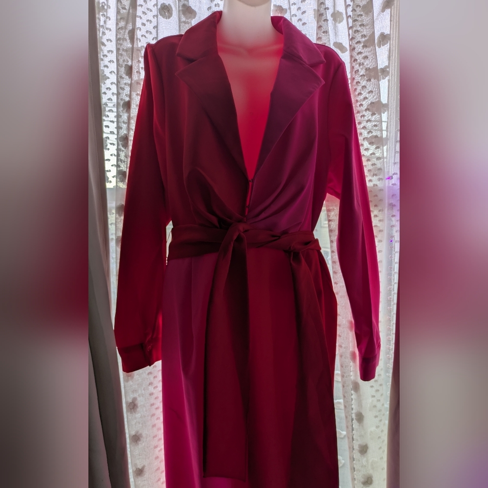 Jumpsuit PANTS Pink & Red Patrick Starrr Women's Size 0+Plus (Fits US12+)